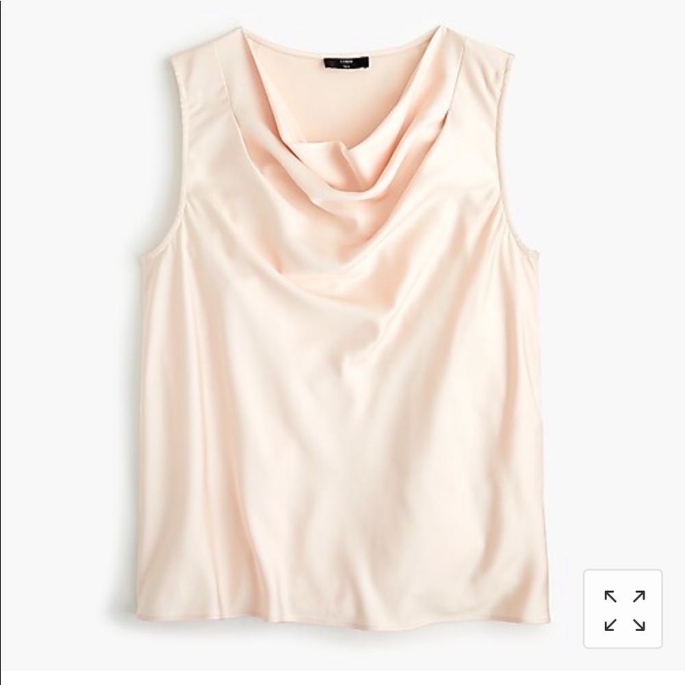 New Jcrew Sleeveless cowlneck top